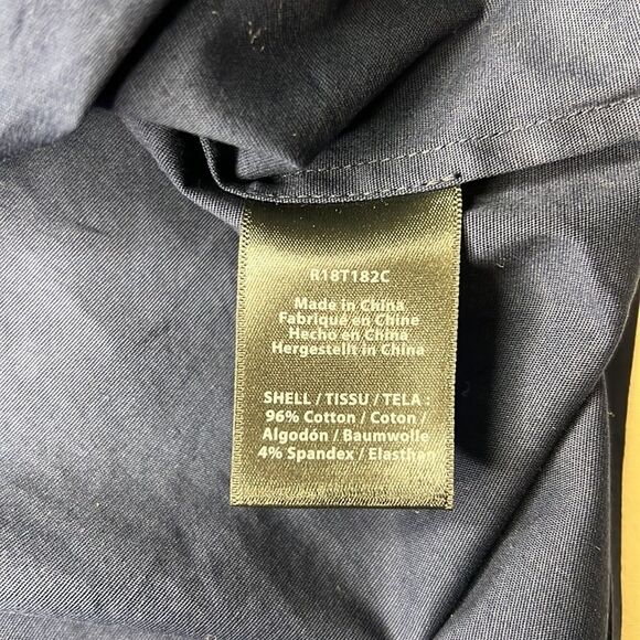 Rachel Zoe Women’s Navy Blue Hera Sleeveless Ruffle Blouse Size 4 - Picture 6 of 8